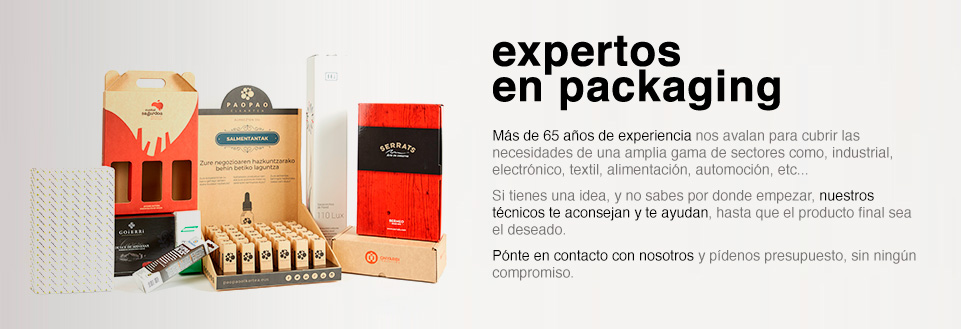 Somos expertos en Packaging